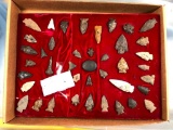 Lot of Artifacts and Arrowheads, Riland Site Halifax PA, Poitns, Drills, Triangles. Ex: T Enders