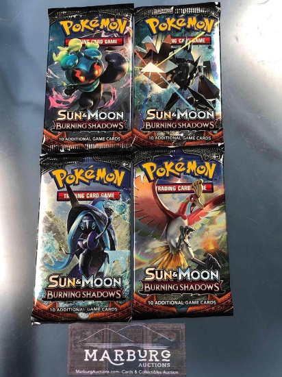 x5 Sealed Booster Packs, 3 Card, Sun and Moon Lost Thunder