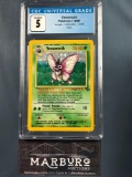 CGC 5 Pokemon Venomoth Jungle Unlimited Holo 13/64