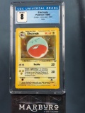 CGC 8 Pokemon Electrode Jungle Unlimited Holo