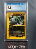 CGC 7.5 Pokemon Reverse Holo Tyranitar Expedition