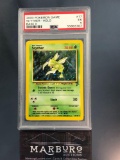 PSA 5 Pokemon Scyther Holo Base Set 2