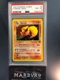 PSA 8 Pokemon Flareon Holo Jungle Unlimited