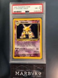 PSA 8 Pokemon Alakazam Holo Base Set Unlimited