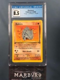 CGC 8.5 Pokemon Rhyhorn 1st Edition Jungle