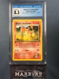 CGC 8.5 Pokemon Blaine's Charmander Gym Heroes 1st Edition