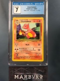 CGC 7 Pokemon Charmeleon Base Set Unlimited