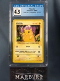 CGC 4.5 Pokemon Pikachu Shadowless Base Set, Yellow Cheeks