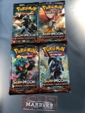 x4 Pokemon Sealed Booster Packs, Burning Shadows