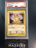 PSA 7 Pokemon Meowth 1st Edition Jungle