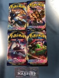 Pokemon x4 Sealed Booster Packs, Sword and Shield...