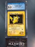 CGC 8.5 Pokemon Lt. Surge's Pikachu 1st Edition Gym Heroes