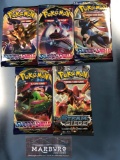 Pokemon x5 Sealed Booster Packs, Sword and Shield, Steam Siege