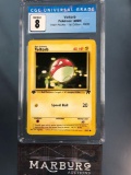 CGC 8 Pokemon Voltorb 1st Edition Rocket 2000