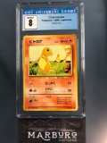 CGC 8 Pokemon Charmander Base Set Japanese