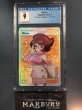 CGC 9 Pokemon Wicke Full Art Trainer Holo, Burning Shadows 147/147