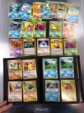Pokemon Binder + Loose Cards Full of Cards, 20 Pages (front and back) Gym Heroes