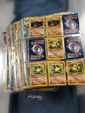 MASSIVE Lot- 47 Binder Sheets Pokemon Cards, Base Set, 2, Rocket, Modern 1st Editions, Holos