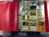 Large Pokemon Card Binder, Holos, First Editions, 17 Pages (some front and back)....