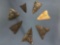Frame of x7 Fine Triangle Points, Dauphin Co., PA, Ex: Rumfelt, Longest 1 7/16