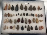 Lot of 45+ Points/Arrowheads, Midwest and Central States, Longest 3 3/4