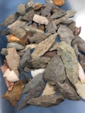 Great Selection of 65+ Arrowheads, Blades, Lower Susquehanna River Valley, PA