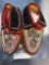 Men's Beaded Moccasins, Iroquoian, Late 1800's-1900's, Excellent Condition! Approximately 10