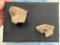 Pair of Face Effigy Pottery Vessel Fragments, Found on Marsh Site, E. Bloomfield, New York