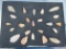 Lot of 23 Various Points, Midwest+Central States Arrowheads, Longest 3 1/16