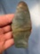 BEST of BEST Uniface Paleo Knife, Green Coxsakie Chert, Hamilton Co., NY, PICTURED Hothems