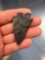 2 3/16' McCorkle Bifurcate Point, Found in Southeastern New York, Well-Made