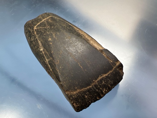 4 7/8" Faceted and Beveled Adze, Found along Niagra River, New York, Nicks noted,
