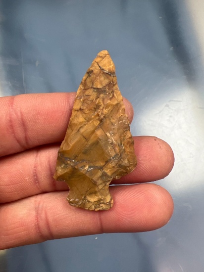 2 1/4" PA Variegated Jasper Perkiomen, Excellent Condition w/Great Form