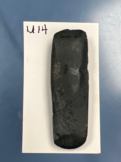 Double Bitted Stone Chisel, 3 1/8", Found along Genesee River, South of Avon New York