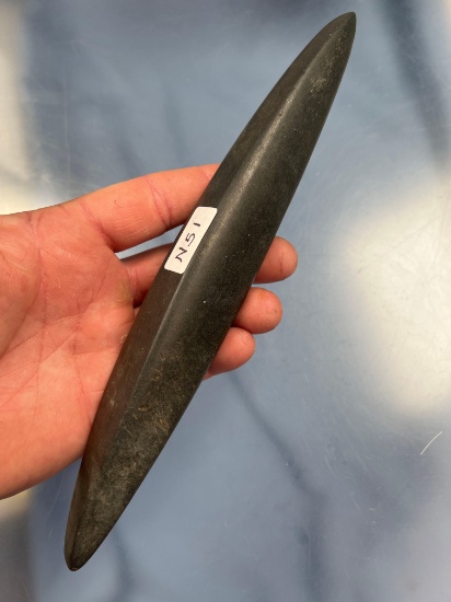 HIGHLIGHT Rare 9 1/8" Ceremonial Pick, Double Bitted, Found in Livingston Co., New York, Ex: Casterl