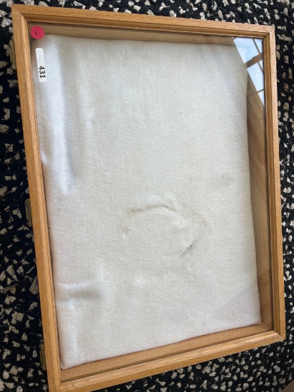 DEEP 24" x 18" x 3 1/4" Large Wooden Frames w/ Felt and Foam, From Dave Summers Collection