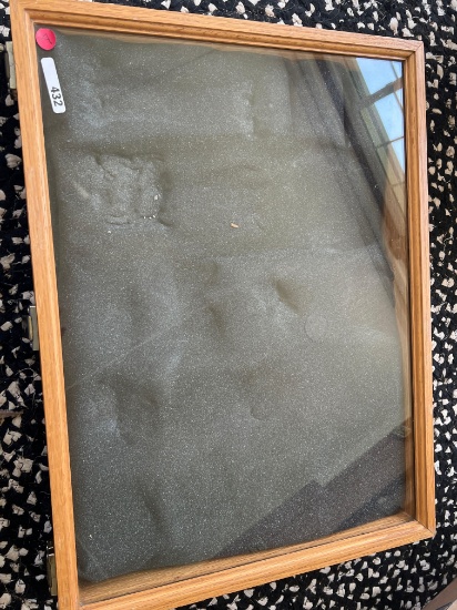 DEEP 24" x 18" x 3 1/4" Large Wooden Frames w/ Felt and Foam, From Dave Summers Collection