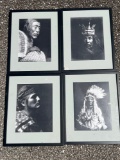 Lot of 4 Native American Prints, 