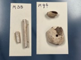 Lot of Shell Beads- Disc and Tubular Beads, Found in Ontario Co., NY, Pictured in Hothem's Antler B