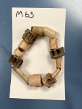 Bone + Vertabrae Beads Found in Schuyler Co., NY, 13 Total Beads, Pictured in Hothem's Antler Bone