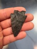 2 3/16' McCorkle Bifurcate Point, Found in Southeastern New York, Well-Made