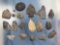 Lot of Various Arrowheads, Indian Artifacts, Found in New York, Longest 2 1/4