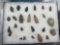 Lot of 25 Various Arrowheads, Uniface Knives, Found in New York, Longest 2 5/8
