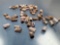 59 Dutch-Made Wampum (Short and Fat, Steel Drilled) Found in New York, Iroquoian Trade Beads