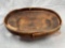 RARE Wooden Bowl w/Rim, Found in Ice at Shishmaref Alaska, West Coast, EARLY Piece 9 1/2