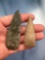 Pair of Stemmed/Lanceolate Points, Found in New York, Ex: Charlie Wray, Longest 3 1/4