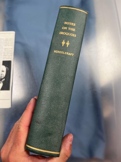 Henry Schoolcraft's "Notes on the Iroquois" 1847, Rare Book, History of Iroquois, Sites, Settlements