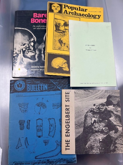 5 Publications, Mainly Nea York, Engelbert Site, Iroquoian Pipes, Arrow Wounds, Bones, Etc.