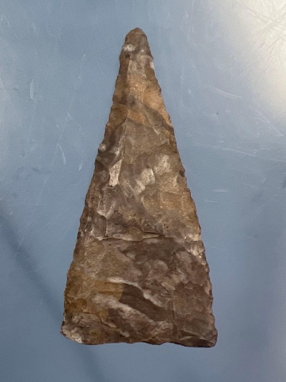 THIN 2 1/2" Onondaga Chert Triangle Point, Found in New York, Ex: Summers