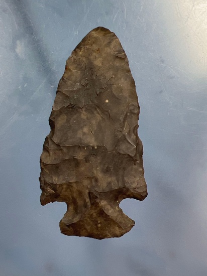 2 13/16" Chert Corner Notch Point, Arrowhead, Found in New York, Ex: Charlie Wray